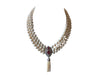Triple Strand Pearl Necklace